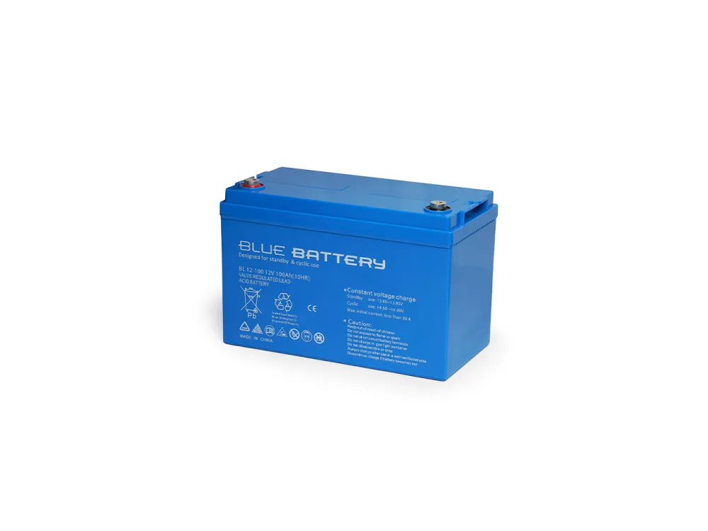 Blue Battery 12 Volt 100 Amper Bakımsız Kuru Akü