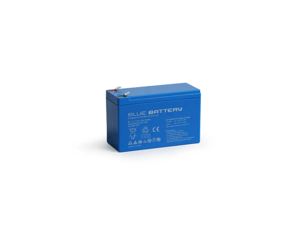 Blue Battery 12 Volt 7 Amper Bakımsız Kuru Akü