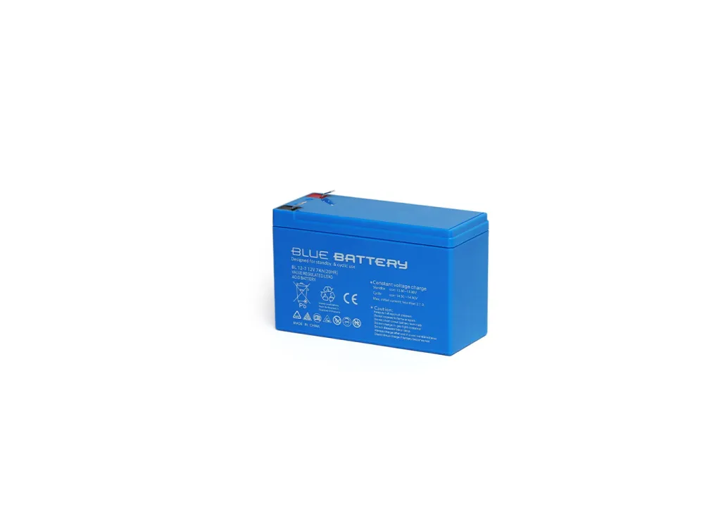 Blue Battery 12 Volt 7 Amper Bakımsız Kuru Akü