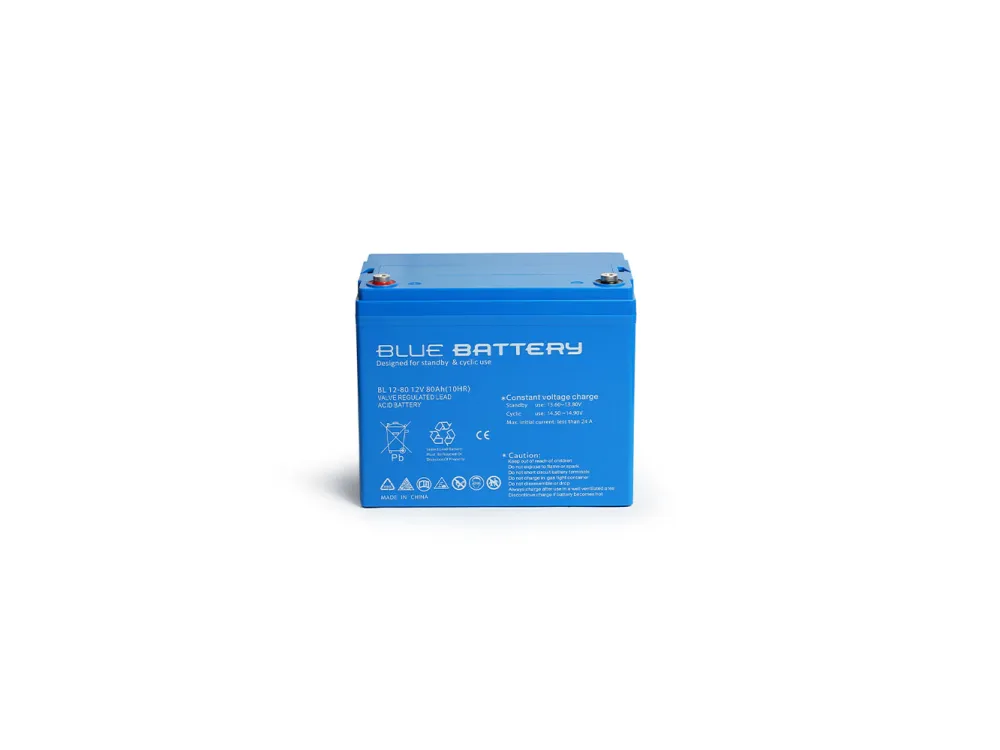 Blue Battery 12 Volt 80 Amper Bakımsız Kuru Akü