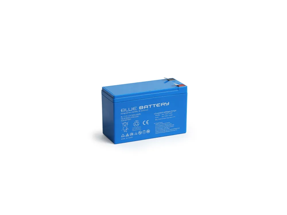 Blue Battery 12 Volt 9 Amper Bakımsız Kuru Akü
